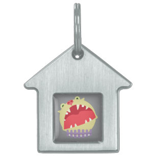 dog troll pet ID tag