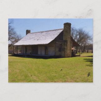 Dog-trot Cabin Postcard