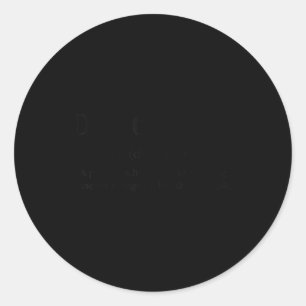 Dog-trovert Definition A Person Who Prefers Spendi Classic Round Sticker