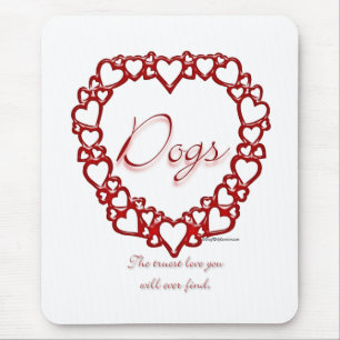 Dog True Love Mouse Pad