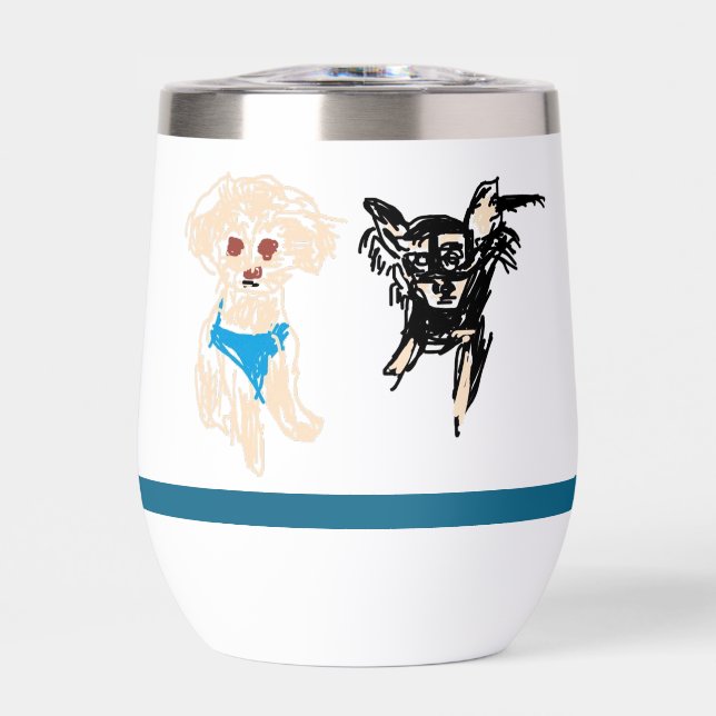dog tumbler (Front)