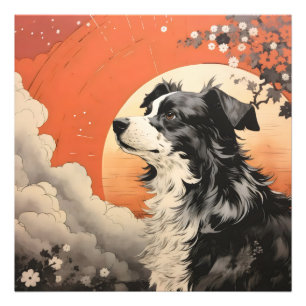 Dog Ukiyo-e Photo Print