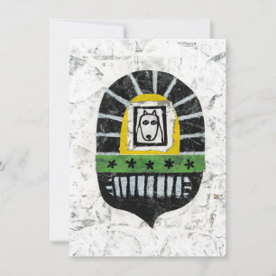 Dog Under The Bridge Greeting Card