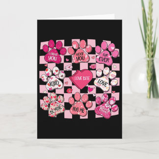 Dog Valentine, Dog Paw Heart, Paw Dog Conversation Card