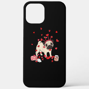 Dog Valentine Gift Cute Pug Valentine's Day iPhone 12 Pro Max Case