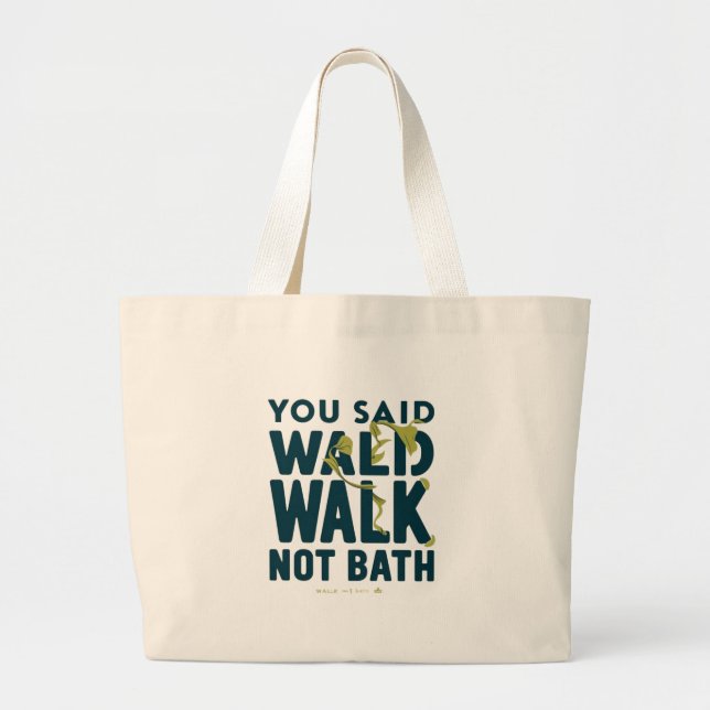 Dog Walk Drama  Jumbo Tote (Front)