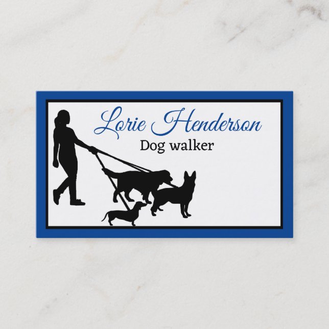 Dog Walker Business Card (Front)