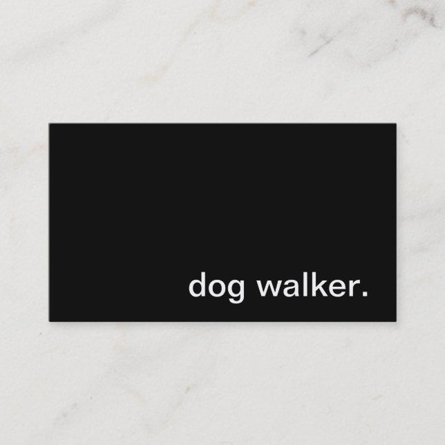 Dog Walker Business Card (Front)
