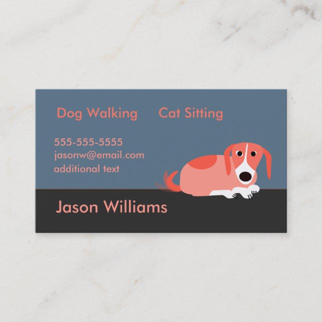 Dog Walker Business Card (Front)