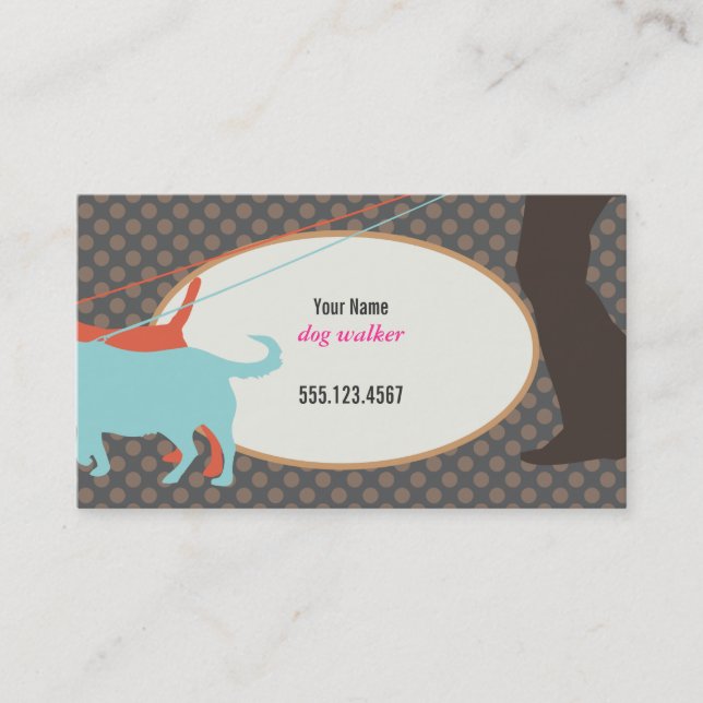 Dog Walker Business Card (Front)