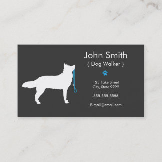 Dog Walker Business Card
