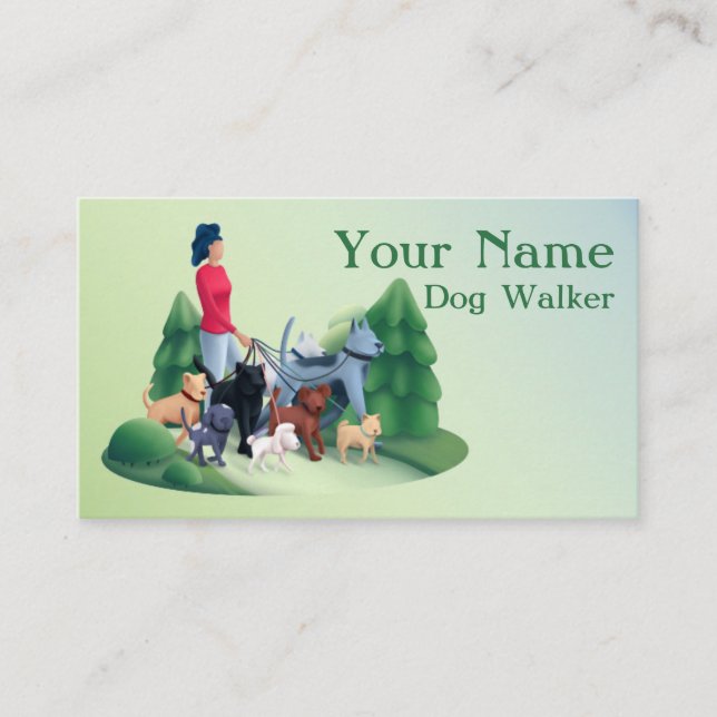 Dog Walker Business Card (Front)