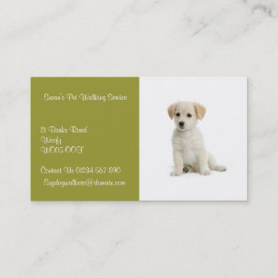 Dog Walker Business Card