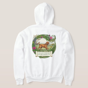 Dog Walker Business Zip Up Hoodie - Cocker Spaniel