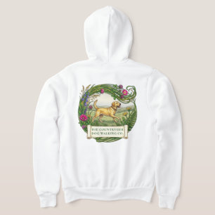 Dog Walker Business Zip Up Hoodie - Rural Labrador