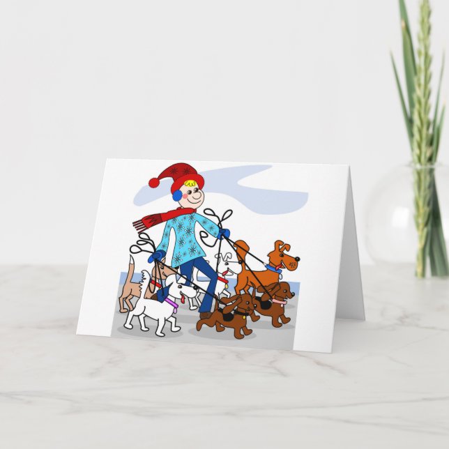 Dog walker card (Front)