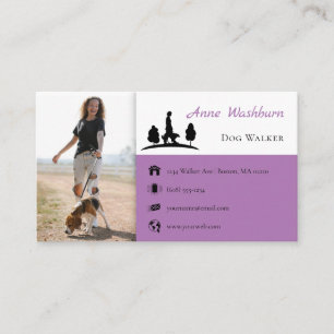 Dog Walker Dog Trainer Pet Care Business Card
