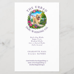 Dog Walker Flyer - Labrador