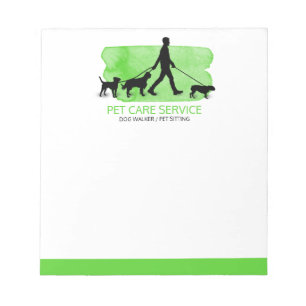 Dog walker / Pet Care Sitting Notepad