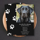 Dog Walker Pet Sitter Custom Photo Black