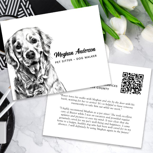 Dog Walker Pet Sitter Labrador Business Flyer (Creator Uploaded)