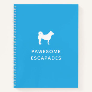 Dog Walker & Pet Sitter Teal Notebook