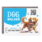 Dog Walker Pet Sitting Happy Dog Biting Its Leash