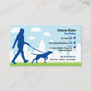 Dog Walker, Pet Sitting, Vet, Pet Care Business Card