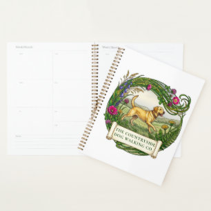 Dog Walker Planner - Rural Labrador