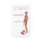 Dog Walker Silhouette Rose Gold Faux Foil Pet
