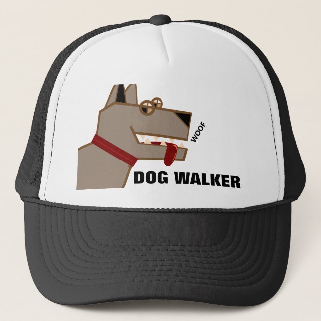 DOG WALKER TRUCKER HAT (Front)