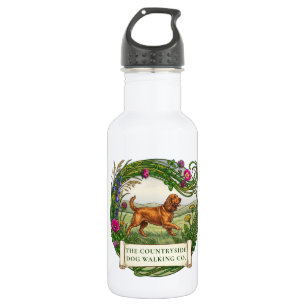 Dog Walker Water Bottle - Cocker Spaniel