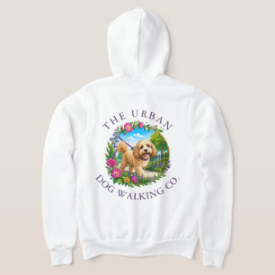 Dog Walker Zip Up Hoodie - Cockapoo
