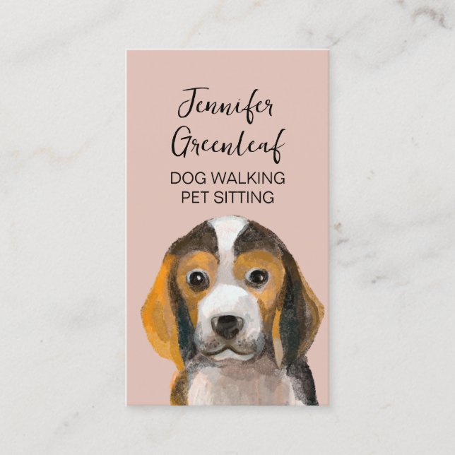 Dog walking Business Card (Front)
