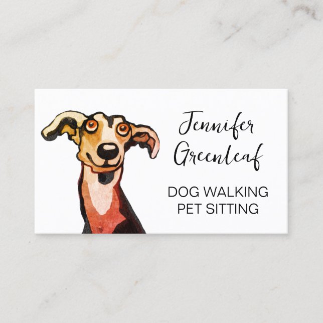 Dog walking Business Card (Front)