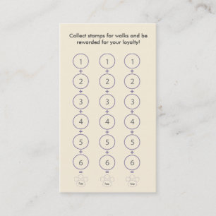 Dog Walking Business Card