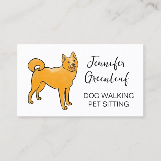 Dog walking Business Card (Front)