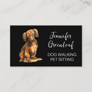 Dog walking Business Card