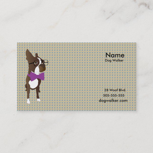 Dog Walking Business Card (Front)