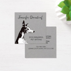 Dog walking Business Card