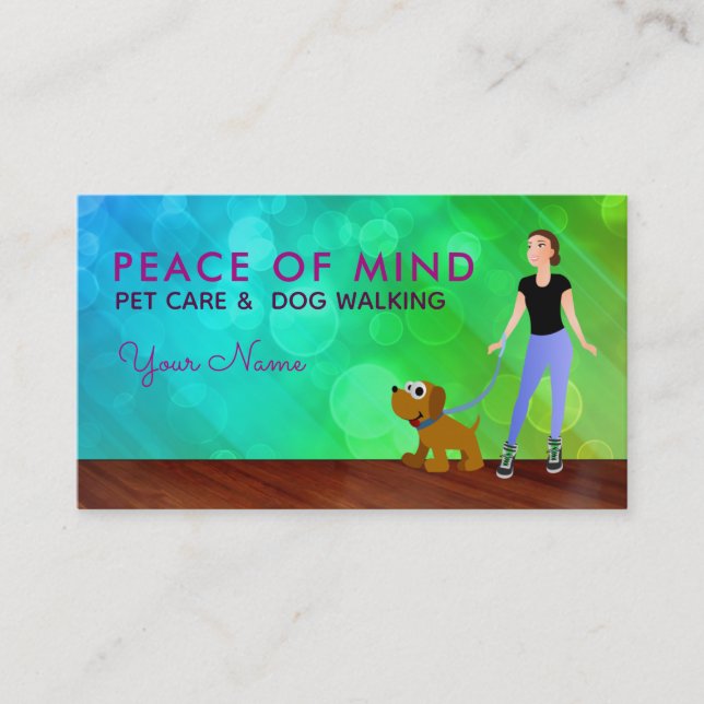 Dog Walking Business Cards (Front)