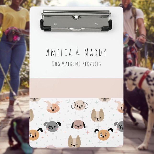 Dog Walking Business - Young Entreprenuer  Mini Clipboard (Creator Uploaded)