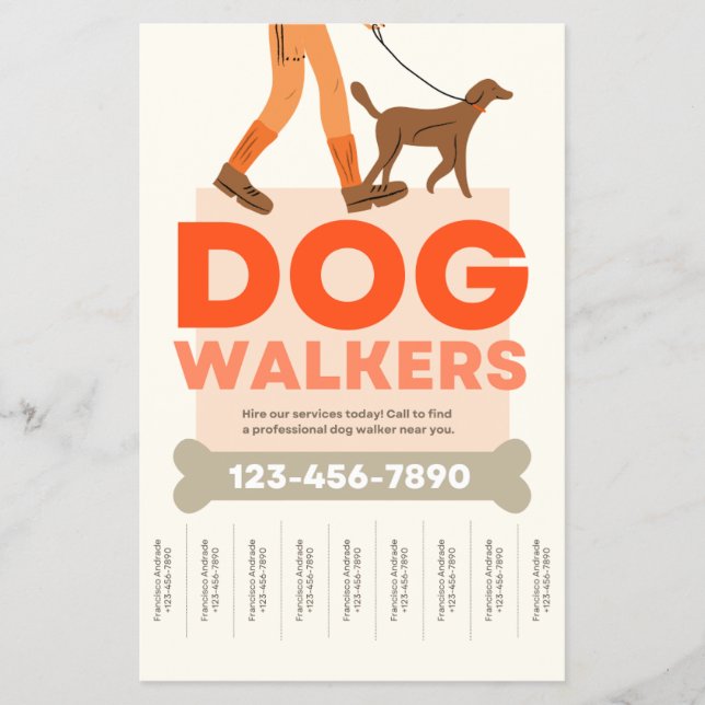 Dog Walking Flyer (Front)
