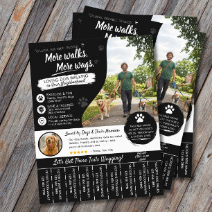Dog Walking Pet Sitter Business Flyers