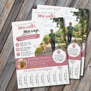 Dog Walking Pet Sitter Business Flyers