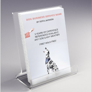 Dog Walking Walker Business Pets services  Flyer