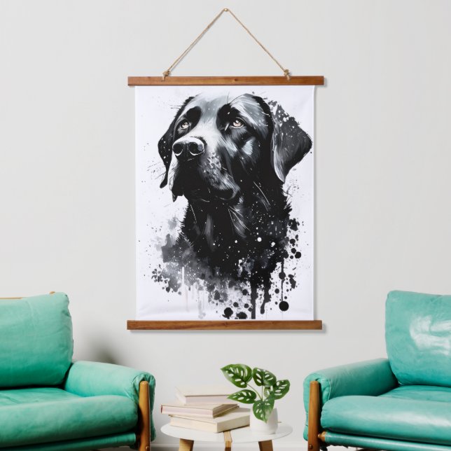dog wall hangging tapestry art pet lover (Living Room)