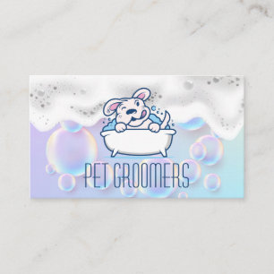 Dog Wash    Animal Services   Soap Suds Business Card