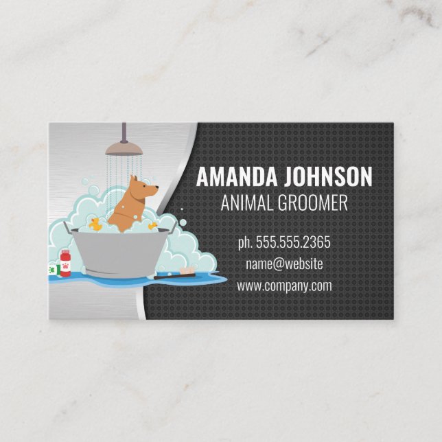 Dog Wash Business Card (Front)