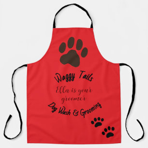 Dog Wash & Groomer Customised Apron